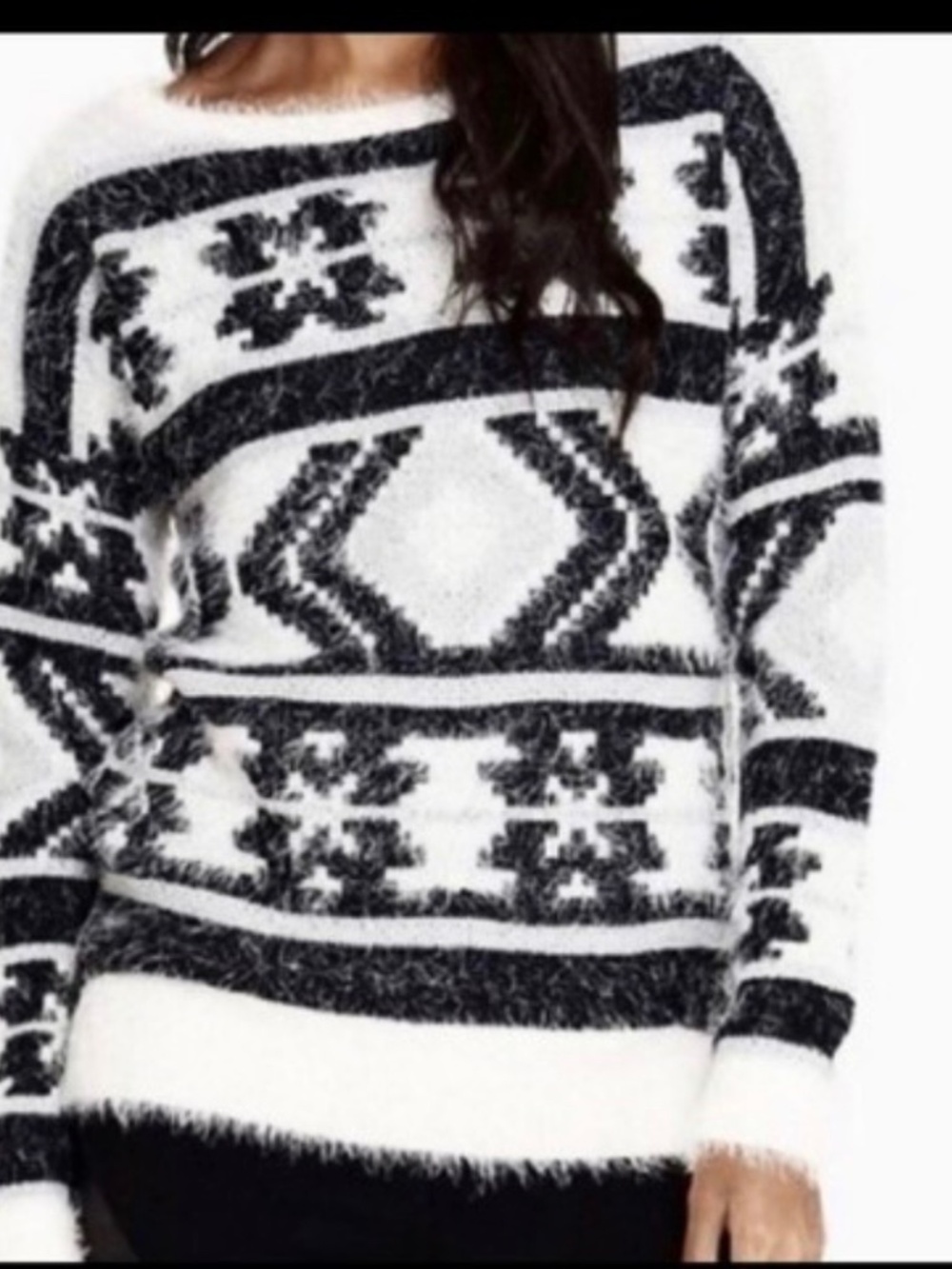 Super soft fuzzy sweater